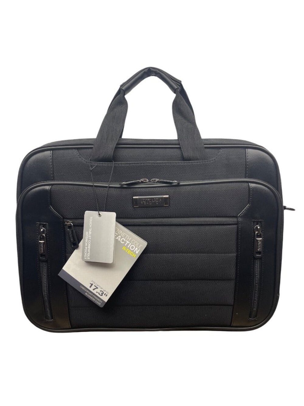 Kenneth Cole Reaction Men’s Black Nylon R-Tech 17.3” Laptop Business Case
